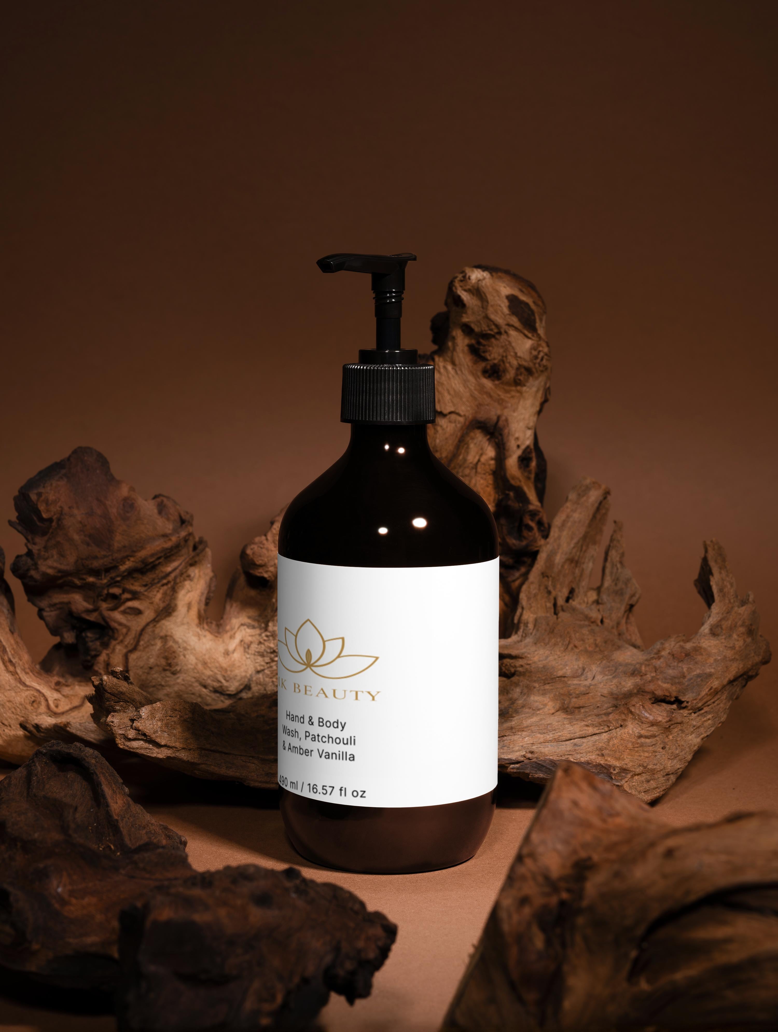 Hand & Body Wash, Patchouli & Amber Vanilla